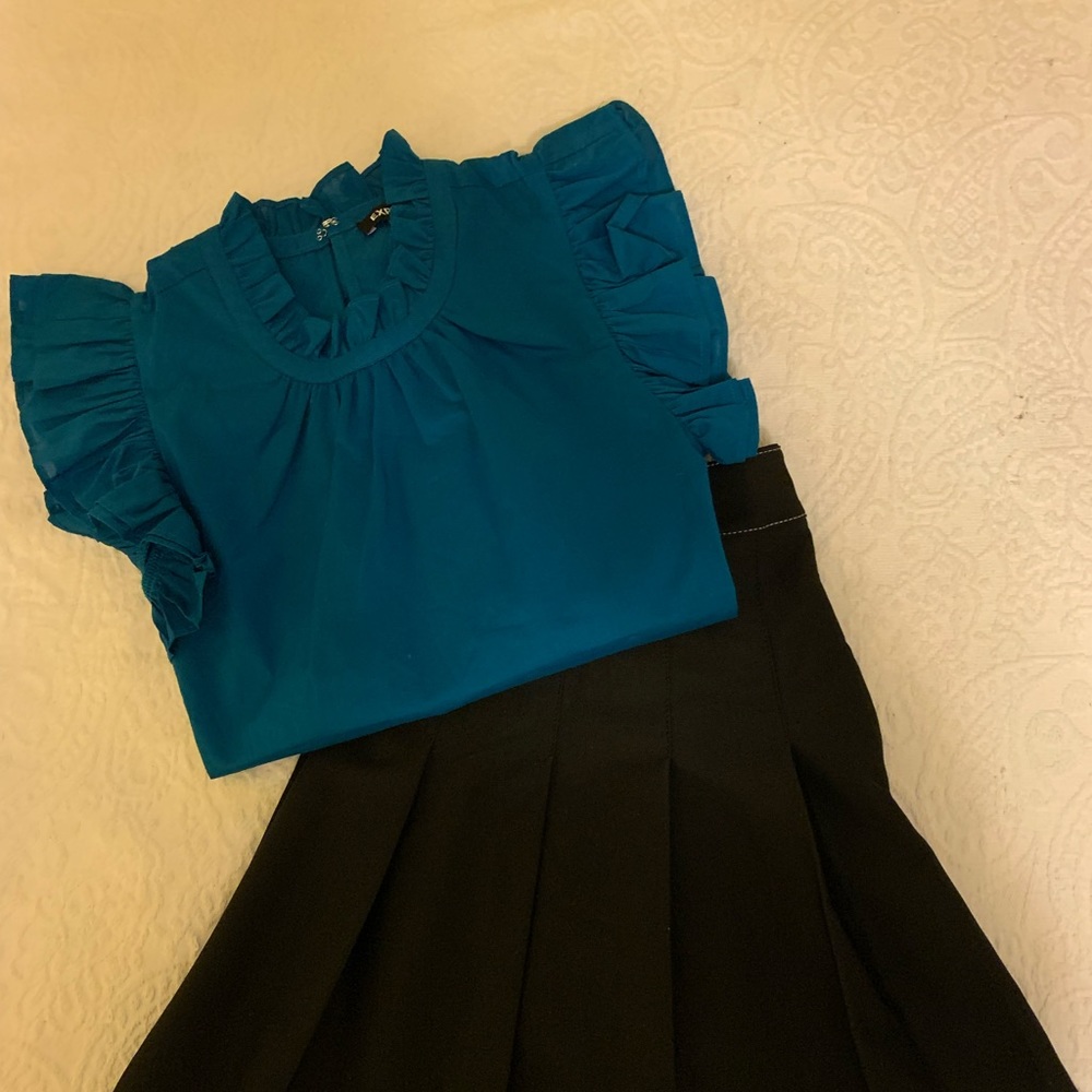 SHEIN skater pleaded skirt